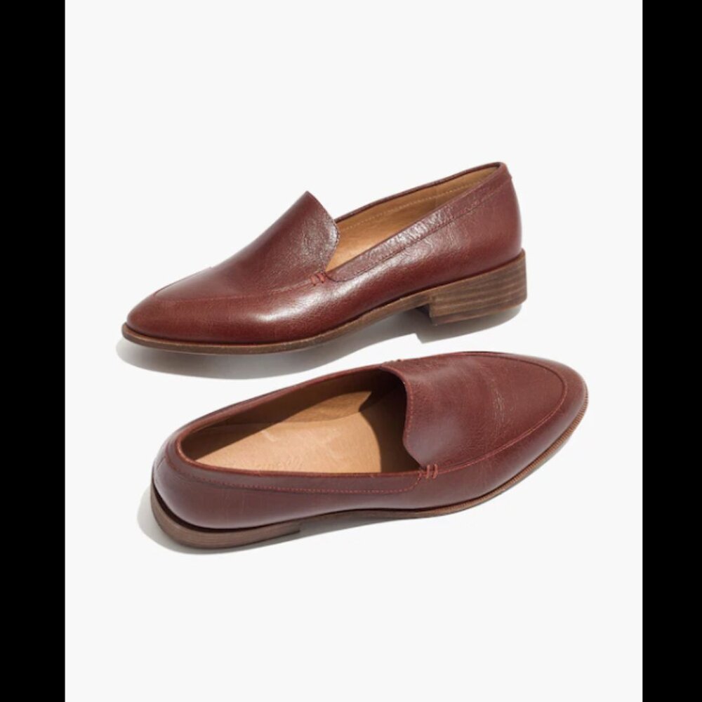 Madewell The Frances Loafer Burnished Mahogany sz 8.5